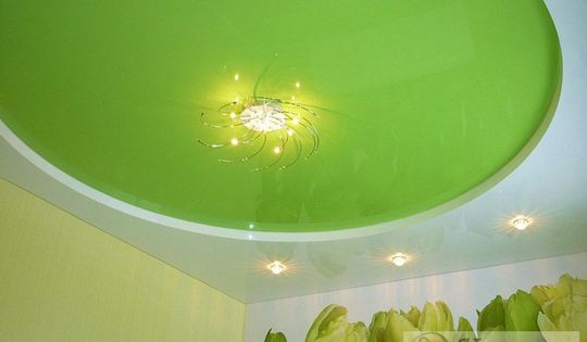 глянцевый потолок