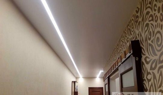 одноуровневый потолок