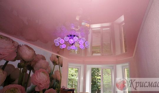 одноуровневый потолок