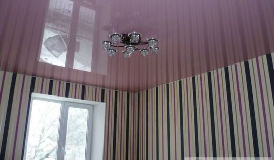 одноуровневый потолок