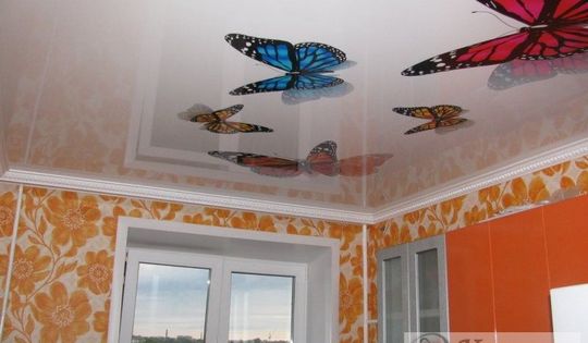 потолок на кухню