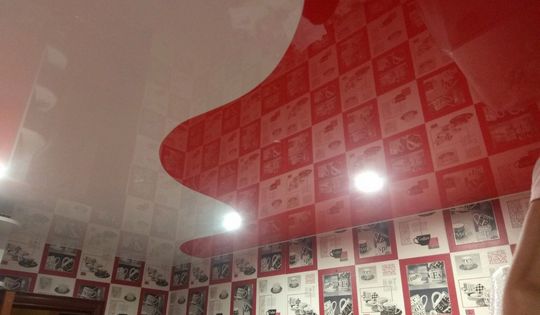 потолок на кухню