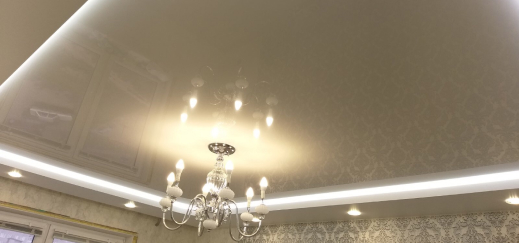 Двухуровневые с подсветкой