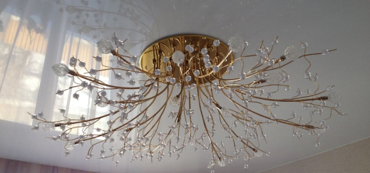 Утопление люстры